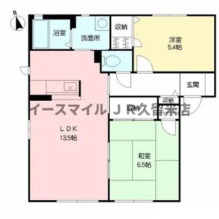 シャンティ小森野【1階】の間取り