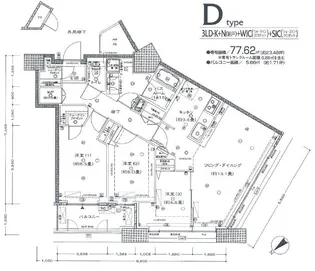 アイタワー【3階】の間取り
