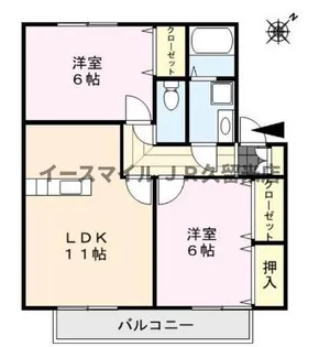ラヴィーンコート【2階】の間取り