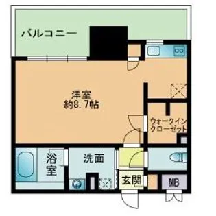 RJRプレシア吉塚駅前【14階】の間取り