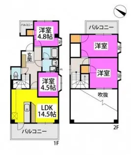 グランドステータス清川ビル【5階】の間取り