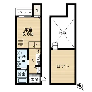 Fy-style箱崎(エフワイスタイル)【1階】の間取り