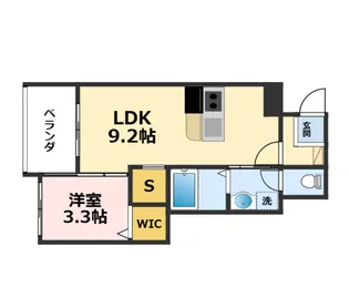 アヴァンセ山王【1階】の間取り