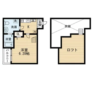 ハッピーフォエバー博多駅南【1階】の間取り