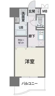 CAVANA天神【12階】の間取り