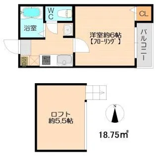 イル・レガーロ住吉Ⅰ【1階】の間取り