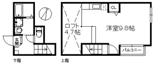 ティエラ大橋【2階】の間取り