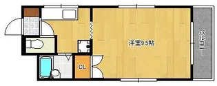 ドメスト吉塚【2階】の間取り