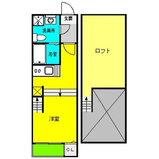 アムール大橋【1階】の間取り