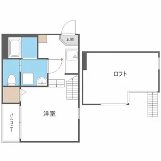 ハイクレスト名島【1階】の間取り