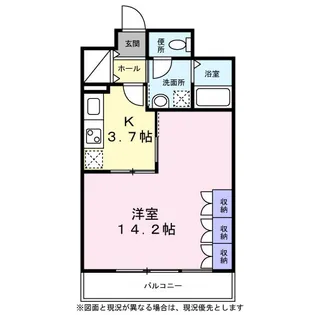 LASA大崎1【0505号室】の間取り