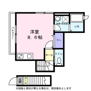マノワール【0201号室】の間取り