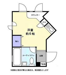 ラ・クレッツ門前仲町【0301号室】の間取り