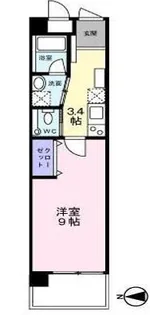 アスキー南品川Ⅲ【0205号室】の間取り