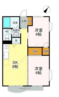 サンモール向台【0103号室】の間取り