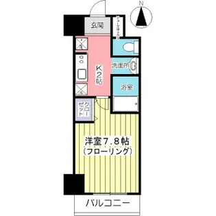 Belle Blanche【0605号室】の間取り