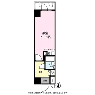 花川戸マンション【0701号室】の間取り
