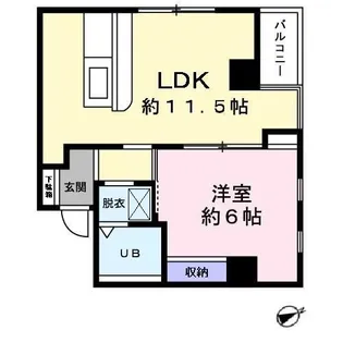 ジュネス荻窪【0201号室】の間取り