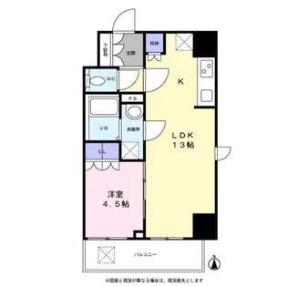 エムフラット秋葉原【0604号室】の間取り