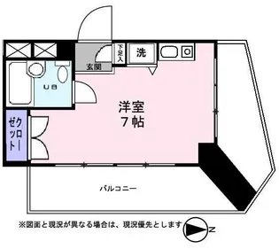 はうすまいん【0302号室】の間取り