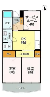 グラスハイツ【0306号室】の間取り