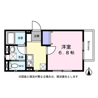 パルコンフレックス百人町【0302号室】の間取り