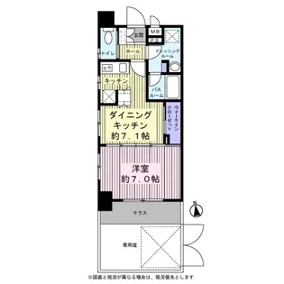エステムプラザ池袋ザ・ヴィンテージ【0101号室】の間取り