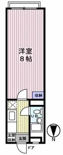 ミレ・関町【0102号室】の間取り