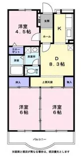 クレセールK【0302号室】の間取り