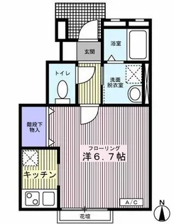 アークコート【0105号室】の間取り