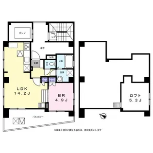トライアングル目黒【0601号室】の間取り
