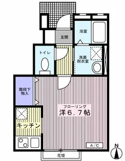 アークコート【0103号室】の間取り