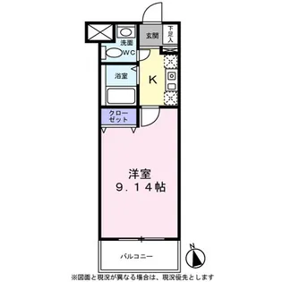 ベルディオガーデン【0101号室】の間取り