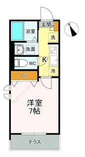 ベーネアジェンテ西荻南【0101号室】の間取り