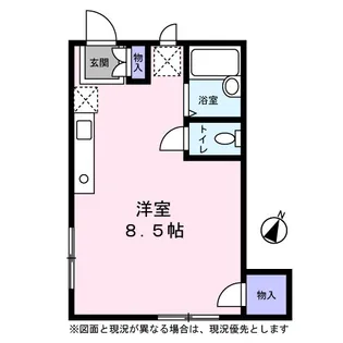 ピットーレ【0103号室】の間取り