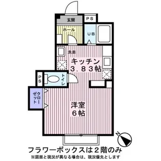 アビターレ南阿佐ヶ谷【0102号室】の間取り