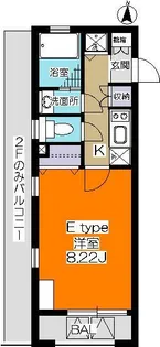 キャピタルパーク【0201号室】の間取り