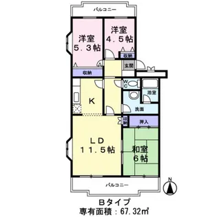 エトワール【0401号室】の間取り