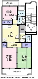 グランバニア【0302号室】の間取り