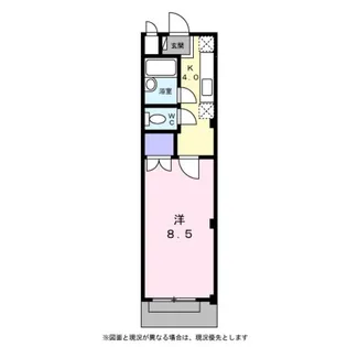 ドミール西三条【0306号室】の間取り