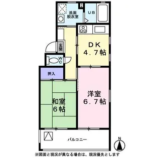 ルアソル【0202号室】の間取り