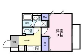 ランベリー津田【0202号室】の間取り