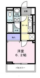 チェスナット鷺宮【0102号室】の間取り