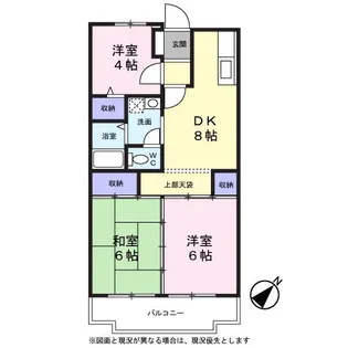 サンモール久我山【0101号室】の間取り
