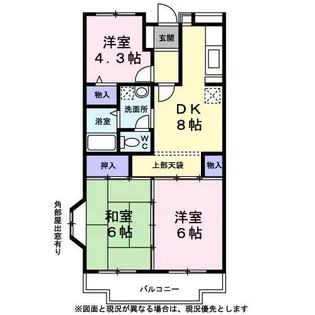 ドミールピア【0407号室】の間取り