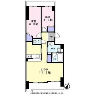 メゾン・デュ・リラ【0306号室】の間取り