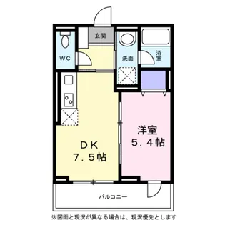 Parador Nishifunabashi【0103号室】の間取り