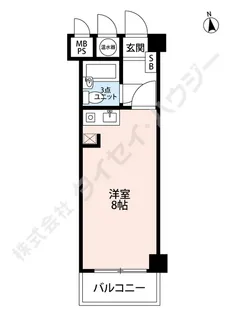 ライブリー渋谷桜丘【0204号室】の間取り