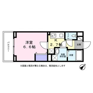 フェリーチェ【0302号室】の間取り