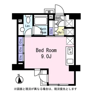 メゾン・ド・グランピエール浦和【0602号室】の間取り